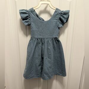 Alice & Co Tie Back Ruffle Sleeve Dress